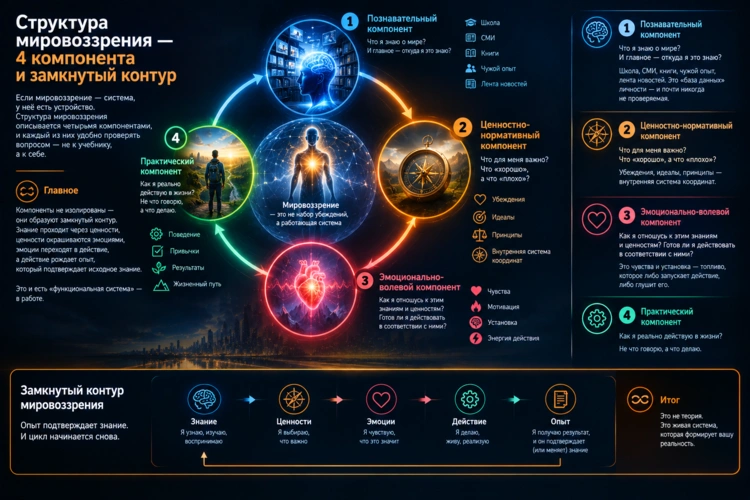 структура системной модели мировоззрения